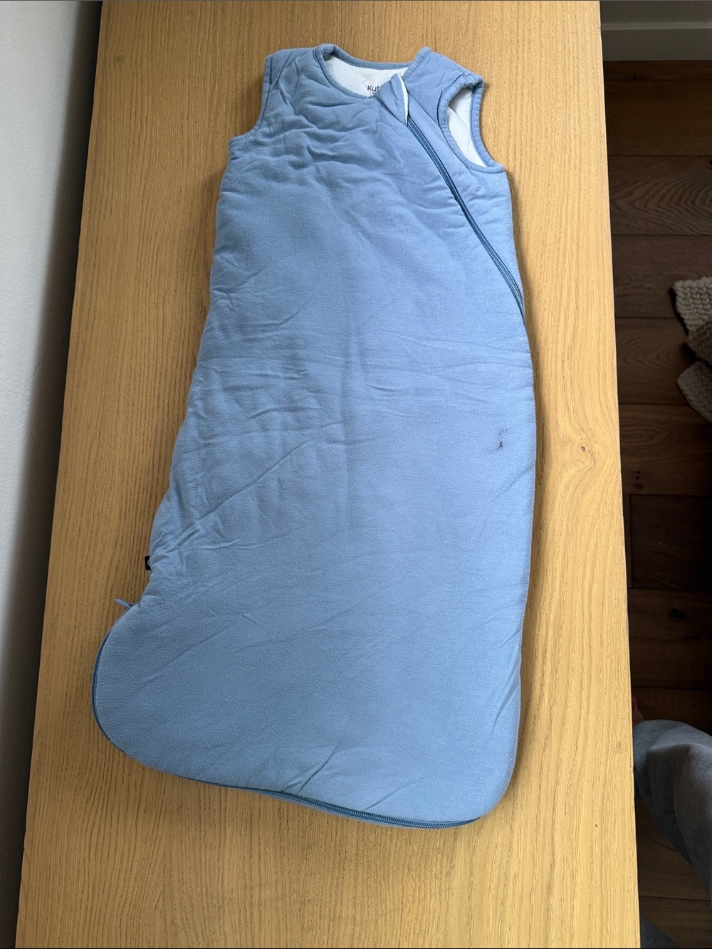 Kyte Baby Sleep Sack - Light Blue 2.5 tog Sleeveless Wearable Blanket